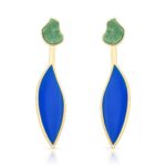 Brinco Canoa - Brinco em banho de ouro 24k - Coleção Amazônia - HELLAS