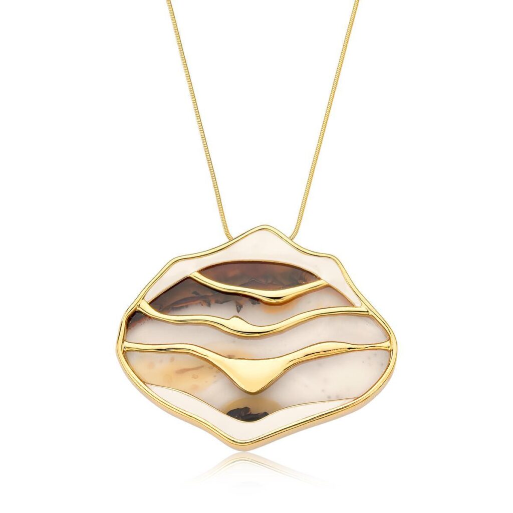 Colar Dunas - Colar em banho de ouro 24k - Coleção Lençóis - HELLAS